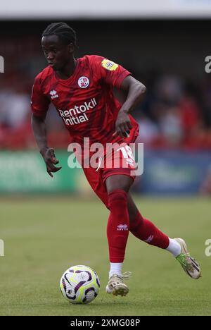 Armando Quitirna de Crawley Town Banque D'Images