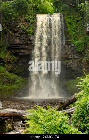 Henrhyd Falls, Brecon Beacons NP, Powys, pays de Galles Banque D'Images