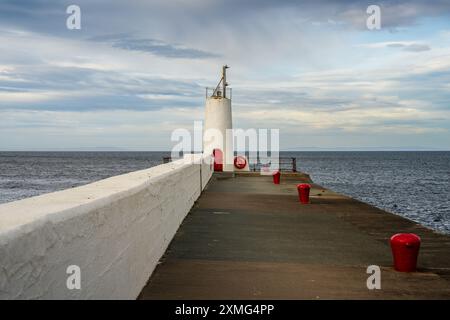 Le phare de Girvan, South Ayrshire, Écosse, Royaume-Uni Banque D'Images