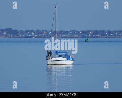 Sheerness, Kent, Royaume-Uni. 28 juillet 2024. Météo Royaume-Uni : ensoleillé à Sheerness, Kent. Crédit : James Bell/Alamy Live News Banque D'Images