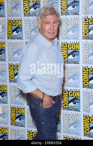 Harrison Ford beim Photocall zum Kinofilm Captain America : Brave New World auf der San Diego Comic-Con International 2024 im Hilton Bayfront Hotel. San Diego, 27.07.2024 *** Harrison Ford au photocall pour le film Captain America Brave New World au San Diego Comic Con International 2024 au Hilton Bayfront Hotel San Diego, 27 07 2024 Foto:xD.xStarbuckx/xFuturexImagex america 4718 Banque D'Images