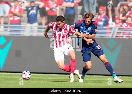 Aalborg, Danemark. 28 juillet 2024. Match de Superliga entre AAB et Silkeborg IF à Aalborg Portland Park le dimanche 28 juillet 2024. (Photo : Henning Bagger/Scanpix 2024) crédit : Ritzau/Alamy Live News Banque D'Images