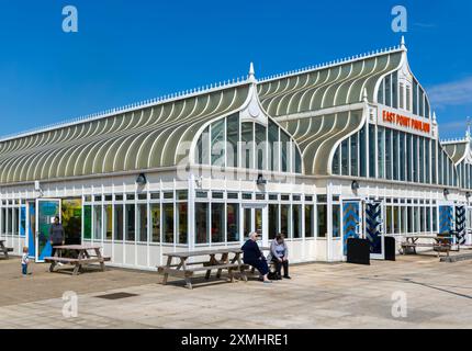 Pavillon East point sur le front de mer à Royal Plain, Lowestoft, Suffolk, Angleterre, Royaume-Uni Banque D'Images