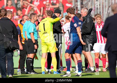 Aalborg, Danemark. 28 juillet 2024. Match de Superliga entre AAB et Silkeborg IF à Aalborg Portland Park le dimanche 28 juillet 2024. (Photo : Henning Bagger/Scanpix 2024) crédit : Ritzau/Alamy Live News Banque D'Images