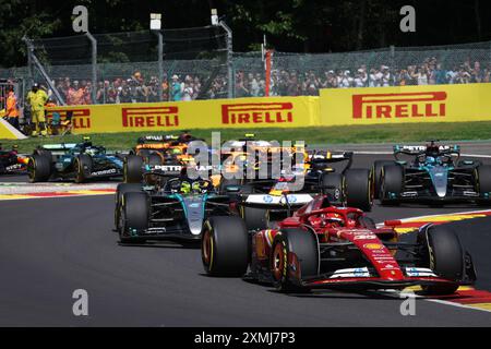 Stavelot, Belgique. 28 juillet 2024. Lors du Rolex Grand Prix de Belgique de formule 1 2024, 14ème manche du Championnat du monde de formule 1 2024 du 26 au 28 juillet 2024 sur le circuit de Spa-Francorchamps, à Stavelot, Belgique - photo DPPI crédit : DPPI Media/Alamy Live News Banque D'Images