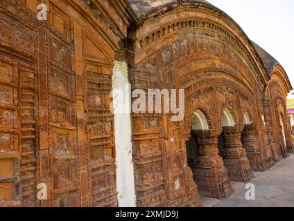 Temple Pancharatna Govinda, Rajshahi Division, Puthia, Bangladesh Banque D'Images