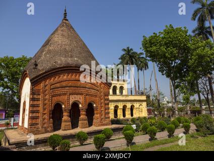 Temple Pancharatna Govinda, Rajshahi Division, Puthia, Bangladesh Banque D'Images