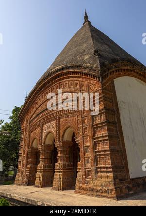 Temple Pancharatna Govinda, Rajshahi Division, Puthia, Bangladesh Banque D'Images