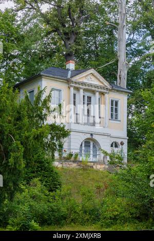 Reinhardsgrimma Das Schloss Reinhardtsgrimma ist ein barockes Schloss im Ortsteil Reinhardtsgrimma der Stadt Glashütte im Landkreis Sächsische Schweiz-Osterzgebirge in Saxe. Klassizistisches Badehaus im Schlosspark. Reinhardtsgrimma Sachsen Deutschland *** Reinhardsgrimma le château de Reinhardtsgrimma est un château baroque situé dans le quartier de Reinhardtsgrimma de la ville de Glashütte, en Suisse saxonne, quartier d'Osterzgebirge en Saxe Banque D'Images