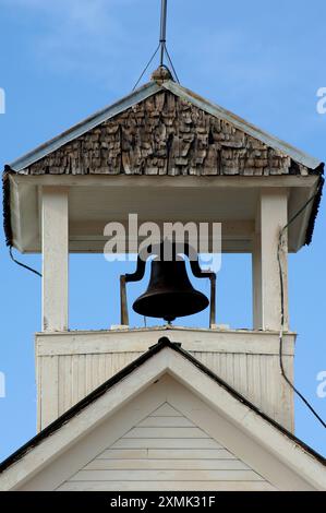 TARRYALL, COLORADO, États-Unis : L'école Tarryall, construite en 1921 sur le site de l'école originale qui a ouvert ses portes en 1898 pour servir les mineurs d'or locaux. Banque D'Images