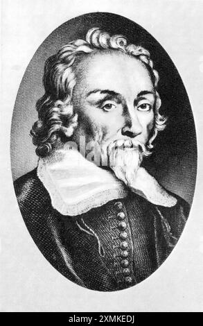 William Harvey (1578 – 1657) médecin anglais Banque D'Images