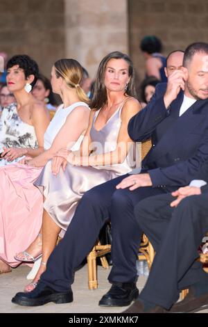 Palma, Îles Baléares, Espagne. 28 juillet 2024. La Reine Letizia d'Espagne assiste au Gala de clôture de la 14e édition du 'Atlantida Mallorca film Fest' au Centre culturel la Misericordia le 28 juillet 2024 à Palma, Espagne (crédit image : © Jack Abuin/ZUMA Press Wire) USAGE ÉDITORIAL SEULEMENT! Non destiné à UN USAGE commercial ! Banque D'Images