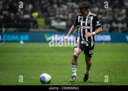 Belo Horizonte, Brésil. 28 juillet 2024. MG - BELO HORIZONTE - 07/28/2024 - BRÉSIL A 2024, ATLETICO-MG x CORINTHIANS - Bernard, joueur de l'Atlético-MG lors d'un match contre Corinthians à l'Arena MRV pour le championnat brésilien A 2024. Photo : Fernando Moreno/AGIF crédit : AGIF/Alamy Live News Banque D'Images