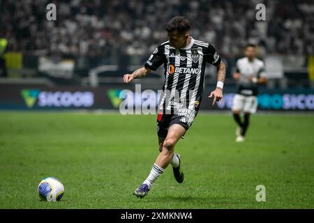 Belo Horizonte, Brésil. 28 juillet 2024. MG - BELO HORIZONTE - 07/28/2024 - BRÉSIL A 2024, ATLETICO-MG x CORINTHIANS - Bernard, joueur de l'Atlético-MG lors d'un match contre Corinthians à l'Arena MRV pour le championnat brésilien A 2024. Photo : Fernando Moreno/AGIF (photo : Fernando Moreno/AGIF/SIPA USA) crédit : Sipa USA/Alamy Live News Banque D'Images