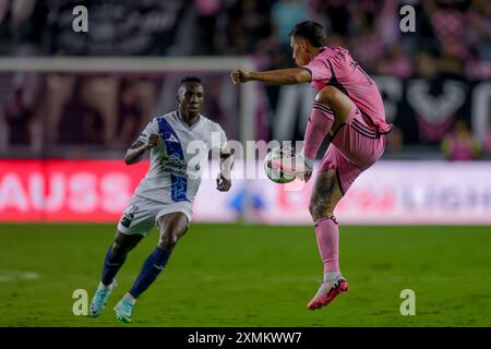 Fort Lauderdale, USA, 27 juillet 2024 Inter Miami CF contre Puebla Leagues Cup. Crédit : Chris Arjoon/American Presswire Banque D'Images