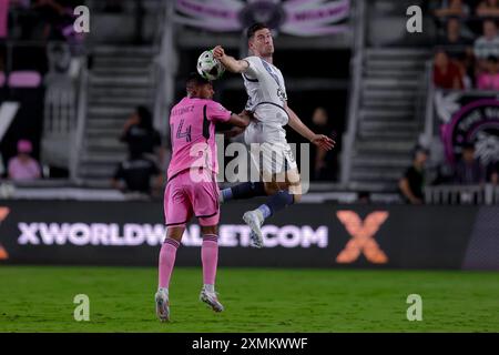 Fort Lauderdale, USA, 27 juillet 2024 Inter Miami CF contre Puebla Leagues Cup. Crédit : Chris Arjoon/American Presswire Banque D'Images