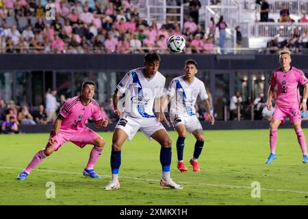 Fort Lauderdale, USA, 27 juillet 2024 Inter Miami CF contre Puebla Leagues Cup. Crédit : Chris Arjoon/American Presswire Banque D'Images