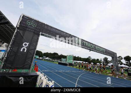 Tokyo, Japon. 27 juillet 2024. Vue générale Athlétisme :2024 sur piste nuits : MDC à Tokyo, Japon . Crédit : Jun Tsukida/AFLO SPORT/Alamy Live News Banque D'Images