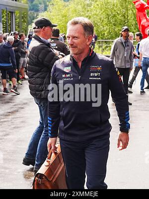 26.07.2024, circuit de Spa-Francorchamps, Spa-Francorchhamps, formule 1 Rolex Grand Prix de Belgique 2024, im Bild&#XA;Teamchef Christian Horner (Oracle Red Bull Racing) Banque D'Images