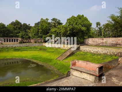 Baliati Royal Palace Manikganj étang, Dhaka Division, Saturia, Bangladesh Banque D'Images