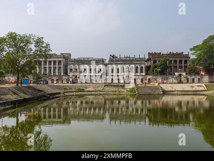 Baliati Royal Palace Manikganj étang, Dhaka Division, Saturia, Bangladesh Banque D'Images