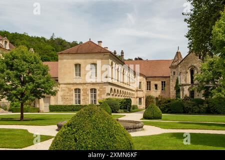 Abbaye de Fontenay, Fontenay, Bourgogne, France Banque D'Images