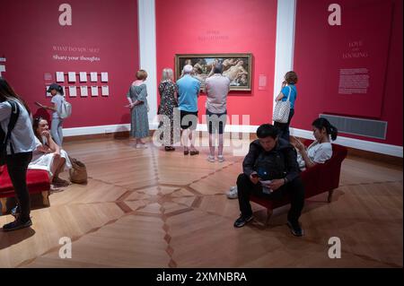 Vénus et mars de Sandro Botticelli au Fitzwilliam Museum Cambridge prêté par la National Gallery de Londres dans le cadre du 200e anniversaire de la cérémonie Banque D'Images