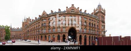 Londres, Royaume-Uni, 20 juillet 2024. Extérieur de la gare de King's Cross, Pancras International Railways Banque D'Images