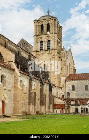 Abbaye de Vézelay, Vézelay, Bourgogne, France Banque D'Images