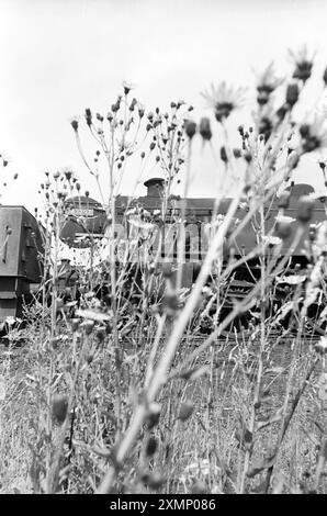 Rose Grove hangar à Lostock Hall moteur, Preston, Lancs en 1968 Banque D'Images