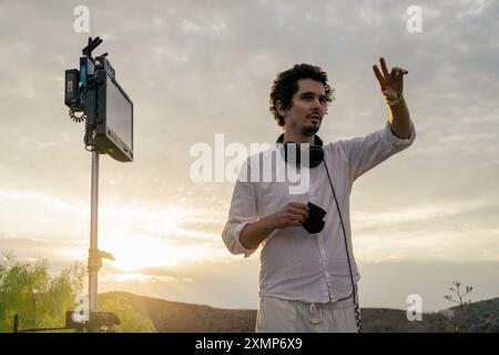 Babylon année : 2022 USA réalisateur : Damien Chazelle Damien Chazelle Shooting Picture Banque D'Images