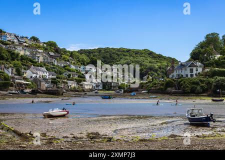 Noss Mayo de Newton Ferrers dans le Devon, Angleterre, Royaume-Uni Banque D'Images