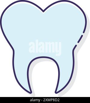 Dent Illustration de Vecteur