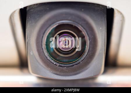 caméra de recul de voiture gros plan pour l'aide au stationnement Banque D'Images