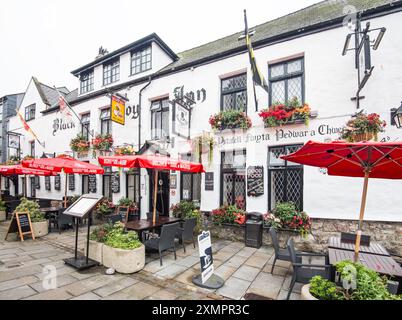 Black Boy Inn - Caernarfon au 10 Stryd Pedwar A Chwech Caernarfon Banque D'Images