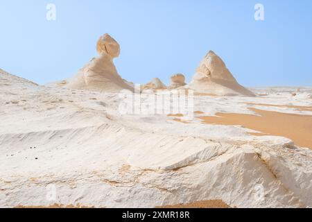 Désert occidental d'Egypte, trésor géologique Banque D'Images