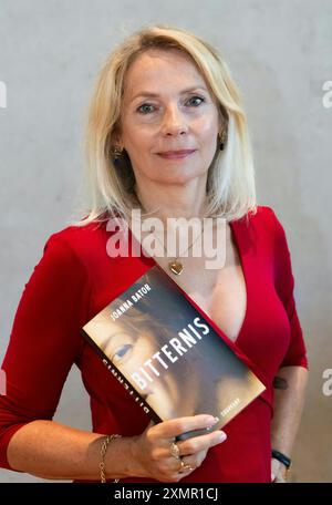 L'auteur polonais Joanna Bator a reçu le Prix d'État autrichien de littérature européenne à Salzbourg, Autriche, le samedi 27 juillet 2024. Dans l'image : écrivain Joanna Bator. - 20240727 PD6496 crédit : APA-PictureDesk/Alamy Live News Banque D'Images