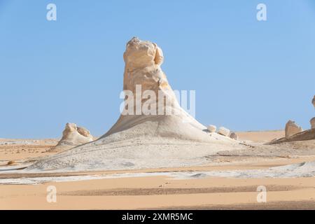 Désert occidental d'Egypte, trésor géologique Banque D'Images