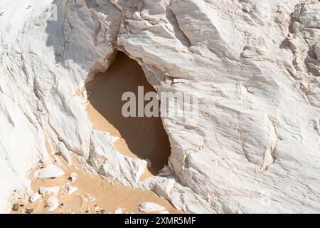 Désert occidental d'Egypte, trésor géologique Banque D'Images