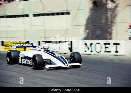 Riccardo Patrese. 1982 Grand Prix Ouest des États-Unis Banque D'Images