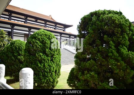 Templo Zu Lai - Temple bouddhiste Banque D'Images