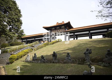 Templo Zu Lai - Temple bouddhiste Banque D'Images