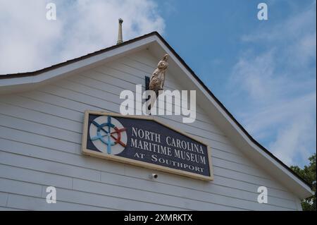 North Carolina maritime Museum, Southport, Caroline du Nord, États-Unis Banque D'Images