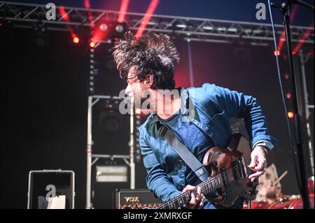 28 juillet 2024, Sheffield, South Yorkshire, U. K : 86TV jouant au tramlines Festival 2024 , Sheffield, Royaume-Uni (crédit image : © Robin Burns/ZUMA Press Wire) USAGE ÉDITORIAL SEULEMENT! Non destiné à UN USAGE commercial ! Banque D'Images