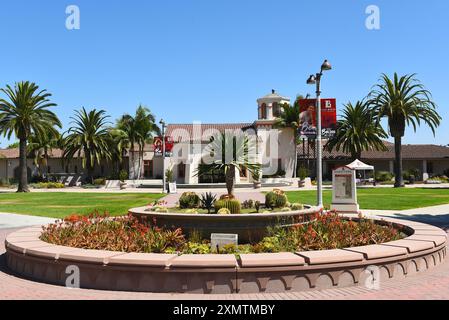 LONG BEACH, CALIFORNIE - 28 JUILLET 2024 : le long Beach City College Welcome Center Building. Banque D'Images