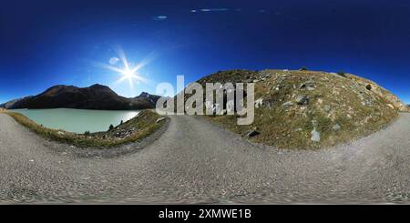 Vue panoramique à 360° de Autour de Mattmarksee 2