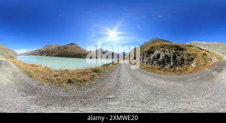 Vue panoramique à 360° de Autour de Mattmarksee 3