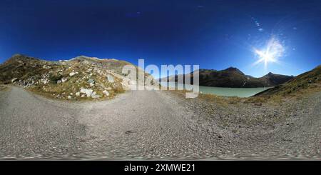 Vue panoramique à 360° de Autour de Mattmarksee 4