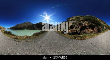 Vue panoramique à 360° de Autour de Mattmarksee 7