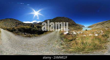 Vue panoramique à 360° de Autour de Mattmarksee 9